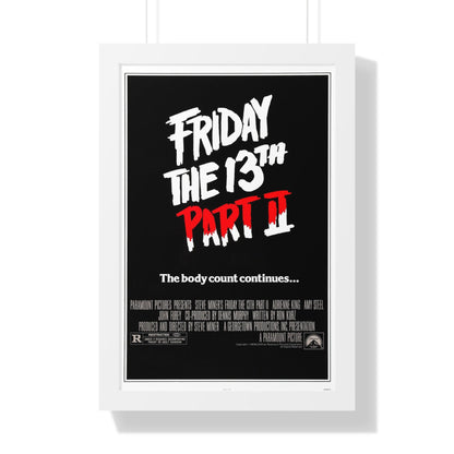 FRIDAY THE 13TH PART II 1981 - Framed Movie Poster-16″ x 24″-The Sticker Space