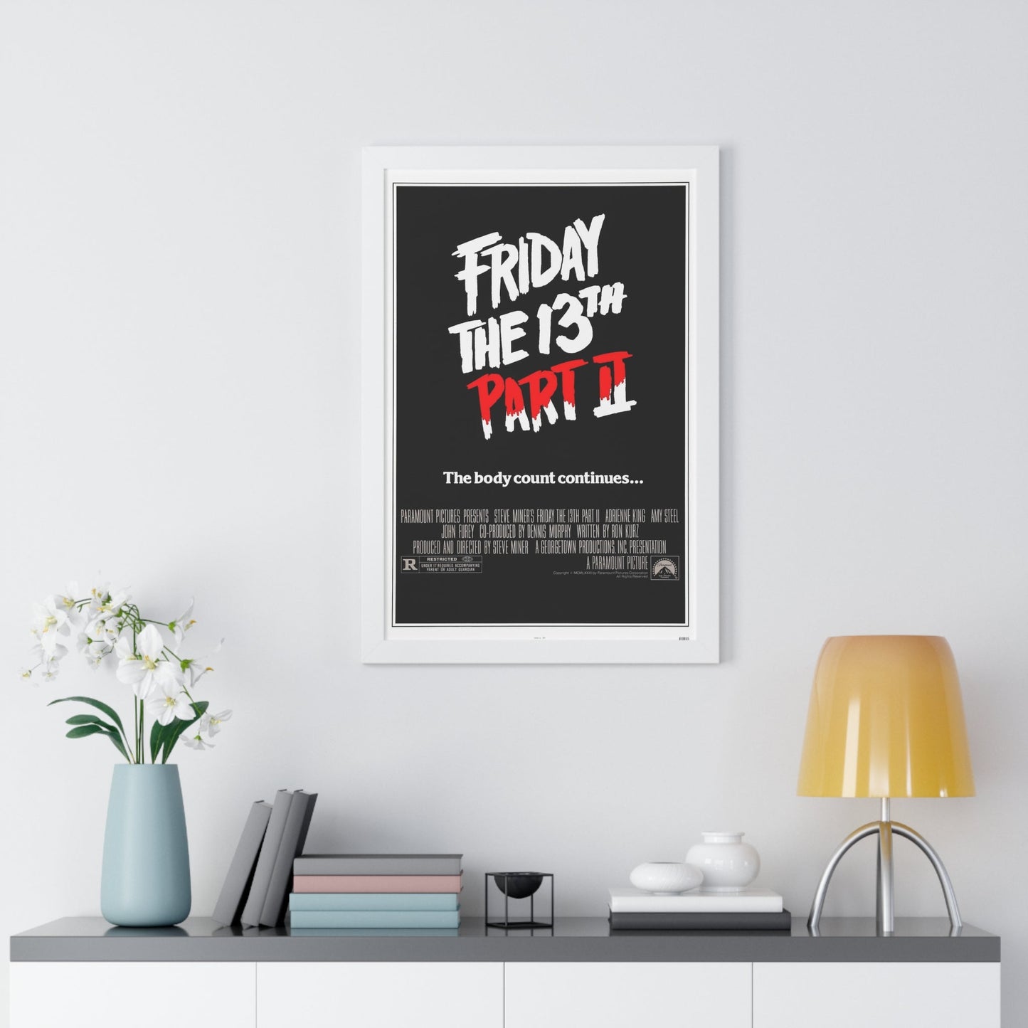 FRIDAY THE 13TH PART II 1981 - Framed Movie Poster-The Sticker Space