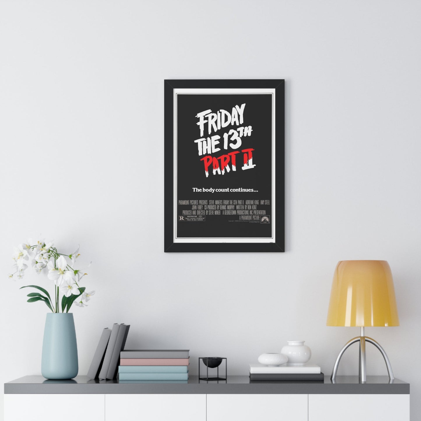 FRIDAY THE 13TH PART II 1981 - Framed Movie Poster-The Sticker Space