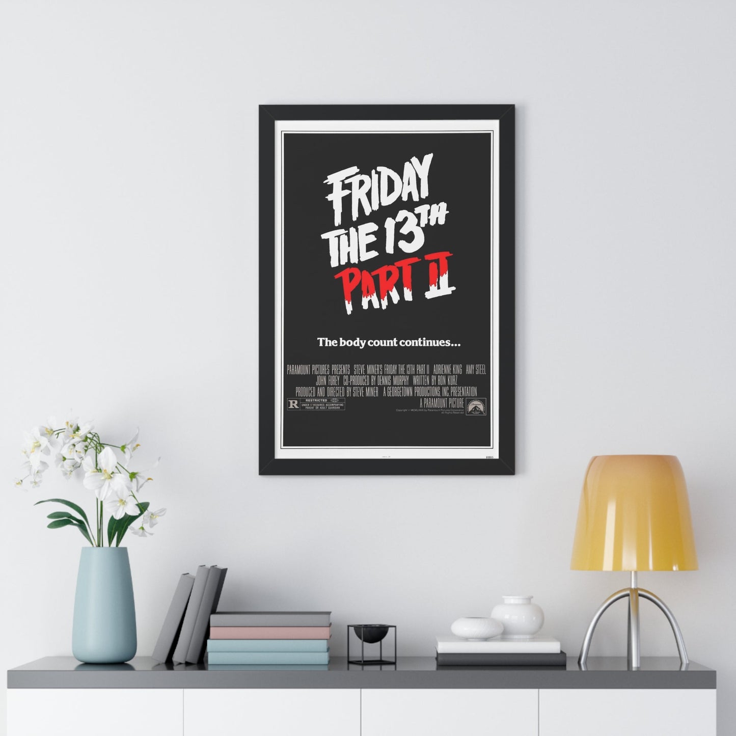 FRIDAY THE 13TH PART II 1981 - Framed Movie Poster-The Sticker Space