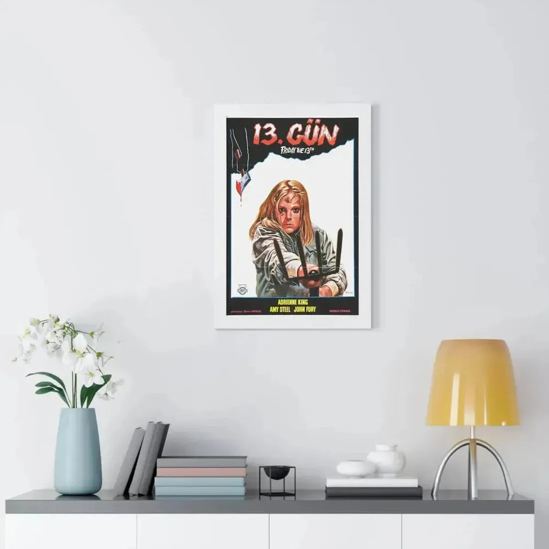 FRIDAY THE 13TH PART II (TURKISH) 1981 - Framed Movie Poster - The Sticker Space