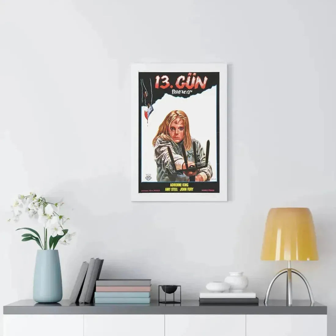 FRIDAY THE 13TH PART II (TURKISH) 1981 - Framed Movie Poster - The Sticker Space