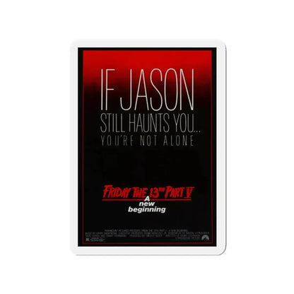 FRIDAY THE 13TH PART V - A NEW BEGINNING 1985 Movie Poster - Refrigerator Magnet - The Sticker Space