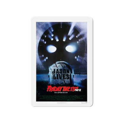 FRIDAY THE 13TH PART VI - JASON LIVES 1986 Movie Poster - Refrigerator Magnet - The Sticker Space
