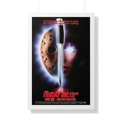 FRIDAY THE 13TH PART VII - THE NEW BLOOD 1988 - Framed Movie Poster 20" x 30" White - The Sticker Space
