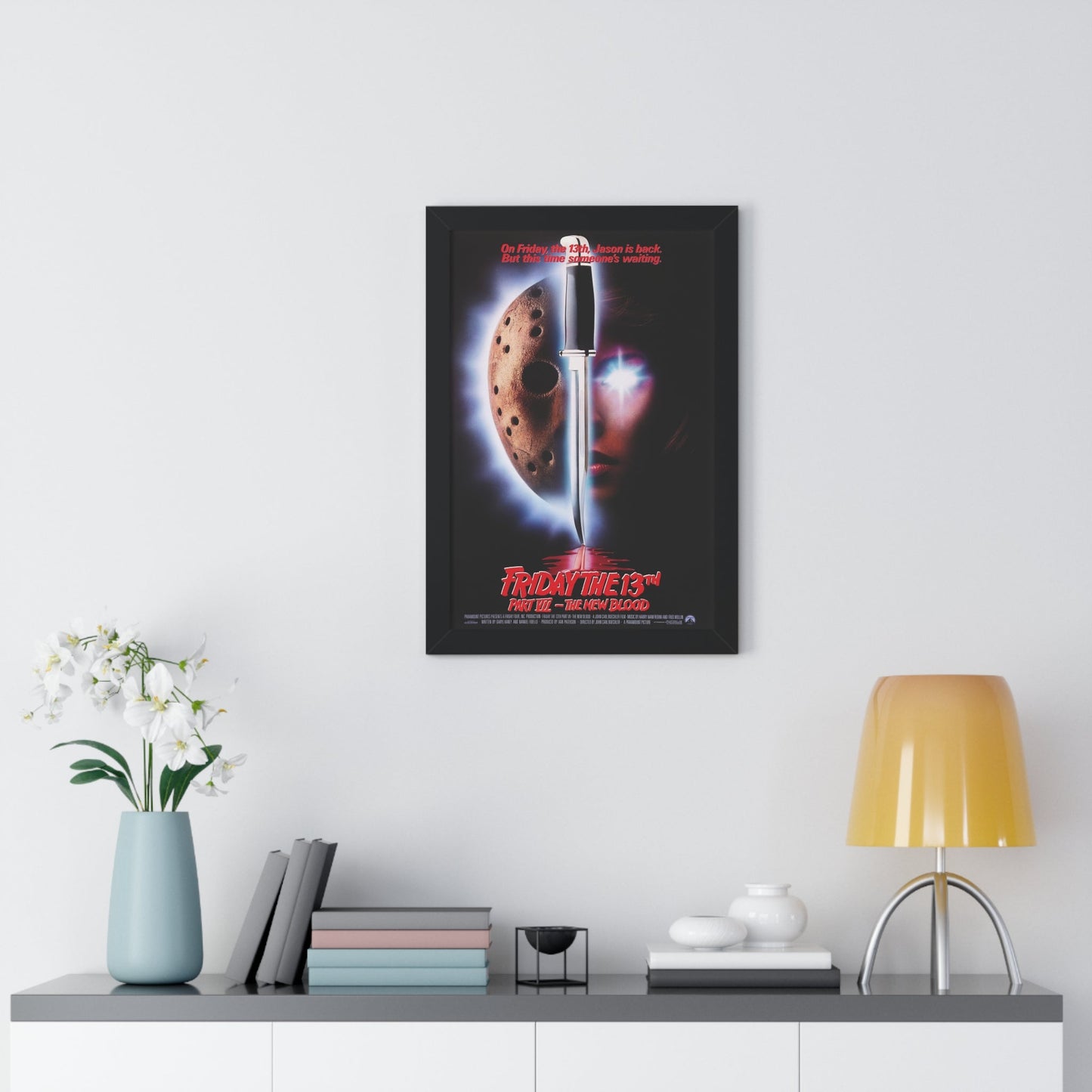 FRIDAY THE 13TH PART VII - THE NEW BLOOD 1988 - Framed Movie Poster-The Sticker Space