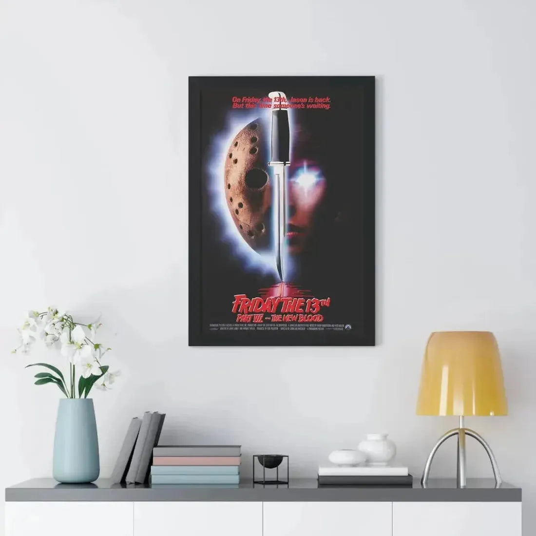 FRIDAY THE 13TH PART VII - THE NEW BLOOD 1988 - Framed Movie Poster - The Sticker Space