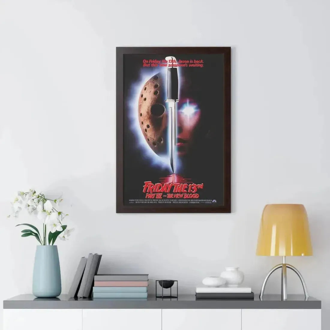 FRIDAY THE 13TH PART VII - THE NEW BLOOD 1988 - Framed Movie Poster - The Sticker Space