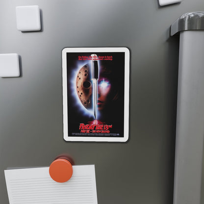 FRIDAY THE 13TH PART VII - THE NEW BLOOD 1988 Movie Poster - Die-Cut Magnet-The Sticker Space