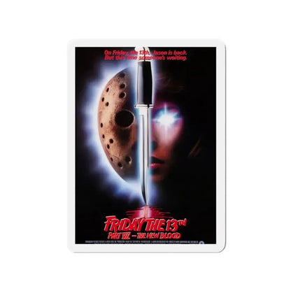 FRIDAY THE 13TH PART VII - THE NEW BLOOD 1988 Movie Poster - Refrigerator Magnet 2 Inch - The Sticker Space