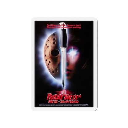 FRIDAY THE 13TH PART VII - THE NEW BLOOD 1988 Movie Poster - Refrigerator Magnet 3 Inch - The Sticker Space