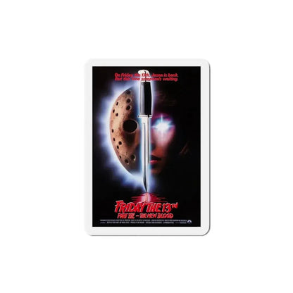 Friday the 13th Part VII The New Blood 1988 Movie Poster Refrigerator Magnet 4 Inch - The Sticker Space