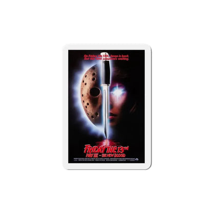 Friday the 13th Part VII The New Blood 1988 Movie Poster Refrigerator Magnet 6 Inch - The Sticker Space