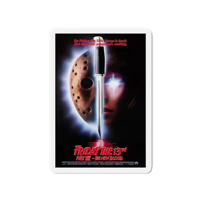 FRIDAY THE 13TH PART VII - THE NEW BLOOD 1988 Movie Poster - Refrigerator Magnet - The Sticker Space