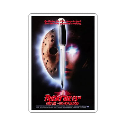 Friday the 13th Part VII The New Blood 1988 Movie Poster STICKER Vinyl Die-Cut Decal 2 Inch - The Sticker Space