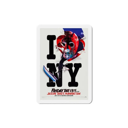 Friday the 13th Part VIII 1989 Movie Poster Refrigerator Magnet 3 Inch - The Sticker Space