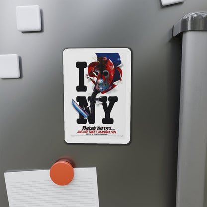 FRIDAY THE 13TH PART VIII - JASON TAKES MANHATTAN (TEASER) 1989 Movie Poster - Die-Cut Magnet-The Sticker Space