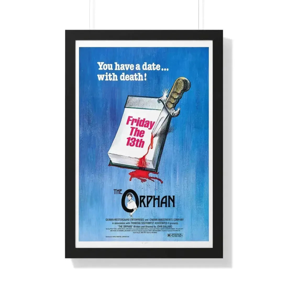 FRIDAY THE 13TH THE ORPHAN 1979 - Framed Movie Poster - The Sticker Space