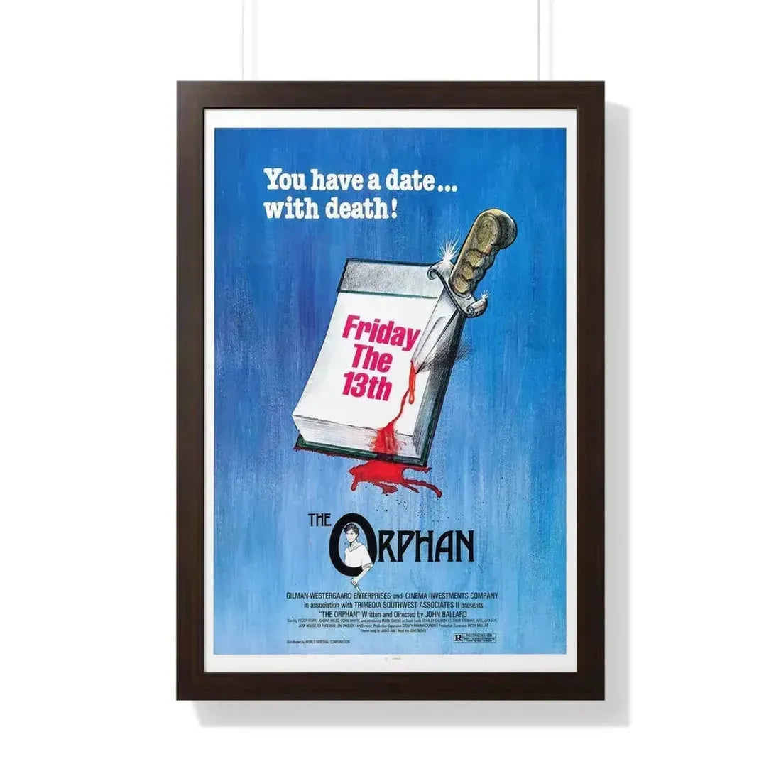 FRIDAY THE 13TH THE ORPHAN 1979 - Framed Movie Poster - The Sticker Space