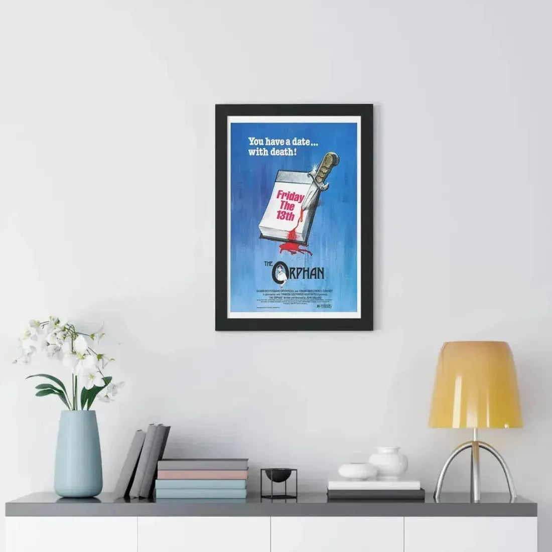 FRIDAY THE 13TH THE ORPHAN 1979 - Framed Movie Poster - The Sticker Space