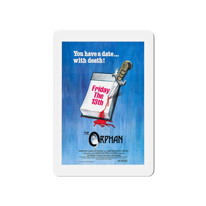 FRIDAY THE 13TH THE ORPHAN 1979 Movie Poster - Die-Cut Magnet-5" x 5"-The Sticker Space