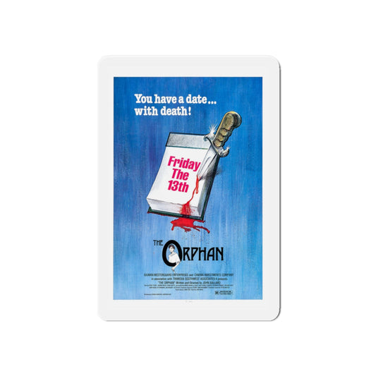 FRIDAY THE 13TH THE ORPHAN 1979 Movie Poster - Die-Cut Magnet-6 × 6"-The Sticker Space