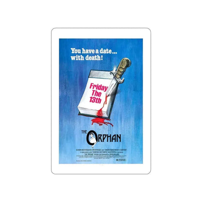 FRIDAY THE 13TH THE ORPHAN 1979 Movie Poster STICKER Vinyl Die-Cut Decal 3 Inch - The Sticker Space