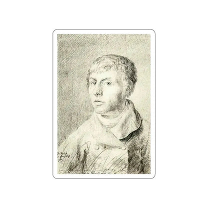 FRIEDRICH, Caspar David - Self-Portrait (Artwork) STICKER Vinyl Die-Cut Decal - The Sticker Space