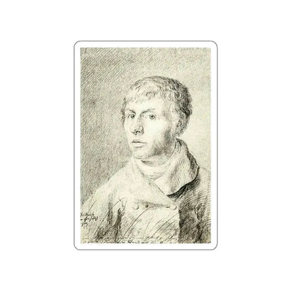 FRIEDRICH, Caspar David - Self-Portrait (Artwork) STICKER Vinyl Die-Cut Decal - The Sticker Space