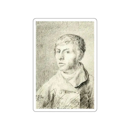 FRIEDRICH, Caspar David - Self-Portrait (Artwork) STICKER Vinyl Die-Cut Decal - The Sticker Space