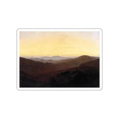 FRIEDRICH, Caspar David - The Riesengebirge (Artwork) STICKER Vinyl Die-Cut Decal - The Sticker Space