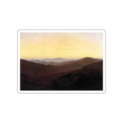 FRIEDRICH, Caspar David - The Riesengebirge (Artwork) STICKER Vinyl Die-Cut Decal - The Sticker Space