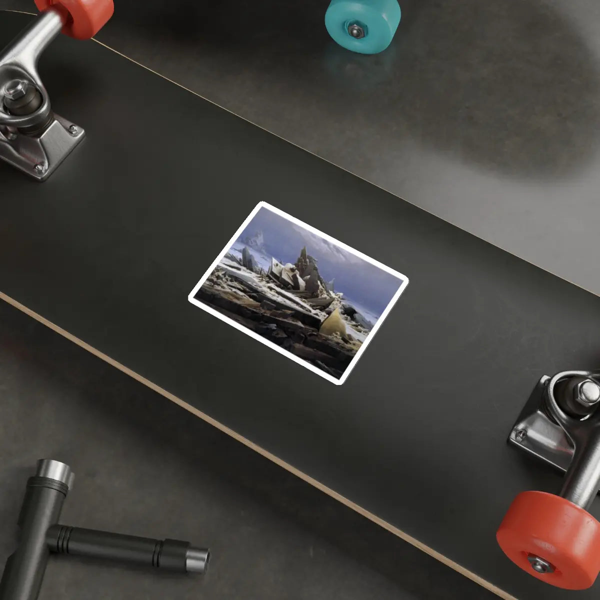 SKU:25217309270568422289 Sticker types:White Shape:Die-Cut Sizes:4" × 4"