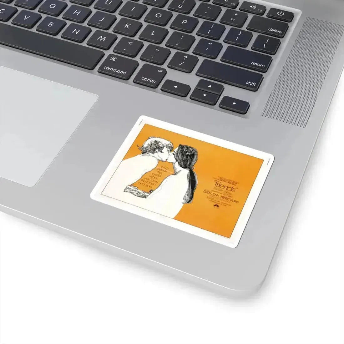 Friends 1971 Movie Poster - STICKER Vinyl Kiss-Cut Decal - The Sticker Space