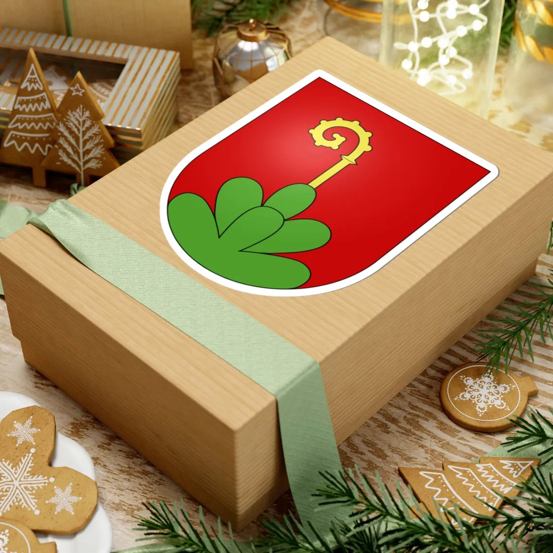 Frienisberg BE-coat of arms (Switzerland) (Coat of Arms) STICKER Vinyl Kiss-Cut Decal - The Sticker Space