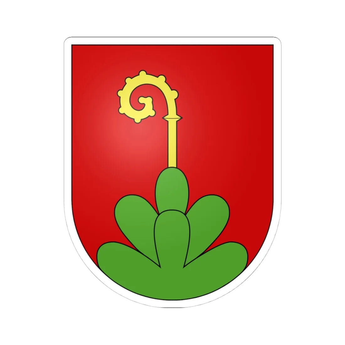 Frienisberg BE-coat of arms (Switzerland) (Coat of Arms) STICKER Vinyl Kiss-Cut Decal - The Sticker Space