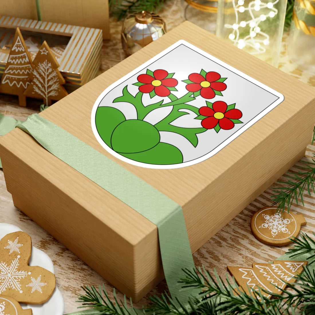 Frieswil-coat of arms (Switzerland) (Coat of Arms) STICKER Vinyl Kiss-Cut Decal - The Sticker Space