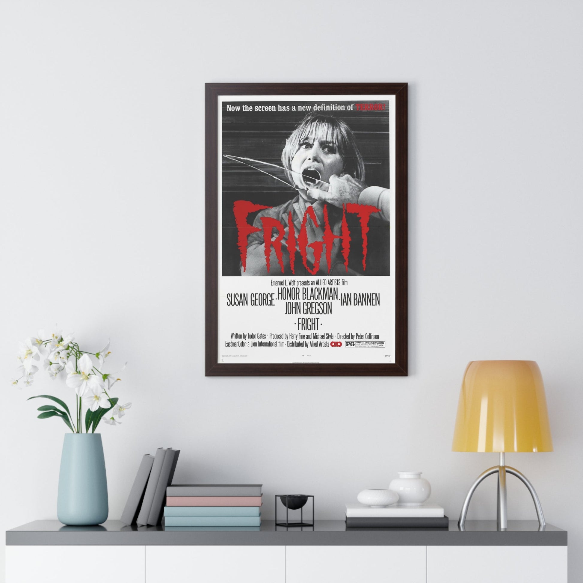 FRIGHT 1971 - Framed Movie Poster-The Sticker Space