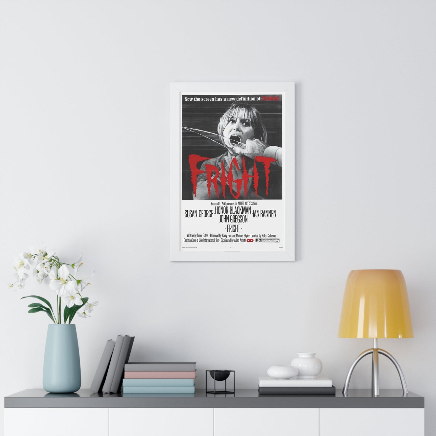 FRIGHT 1971 - Framed Movie Poster-The Sticker Space