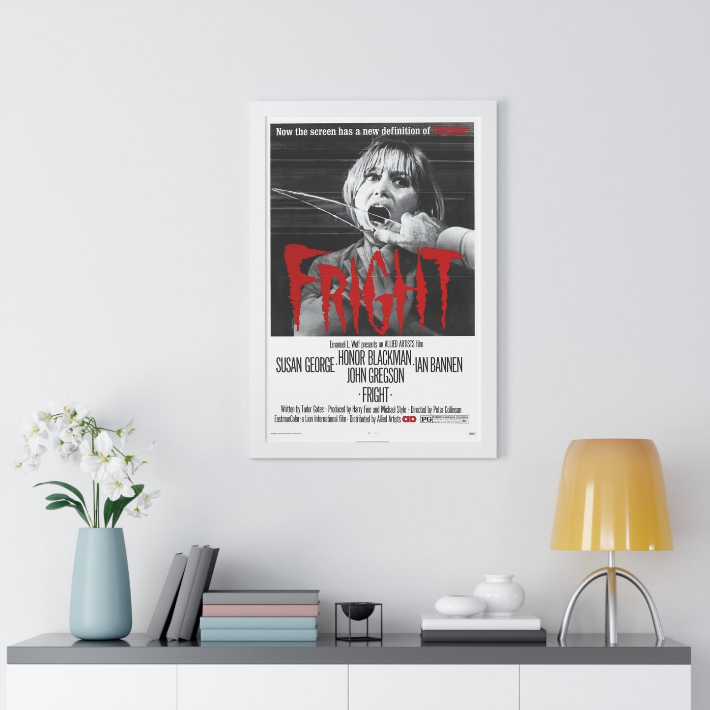 FRIGHT 1971 - Framed Movie Poster-The Sticker Space