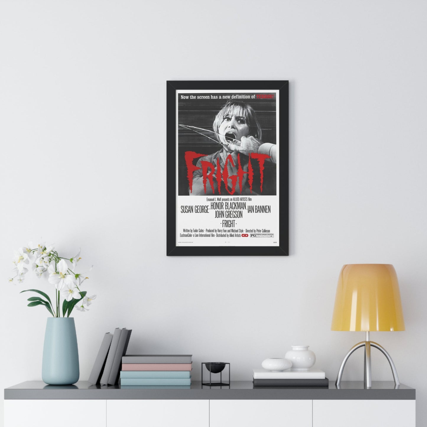 FRIGHT 1971 - Framed Movie Poster-The Sticker Space