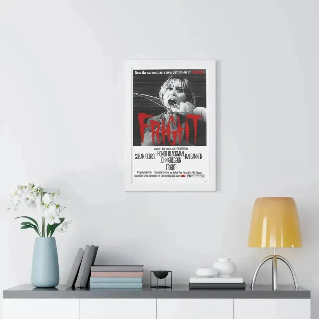 FRIGHT 1971 - Framed Movie Poster - The Sticker Space