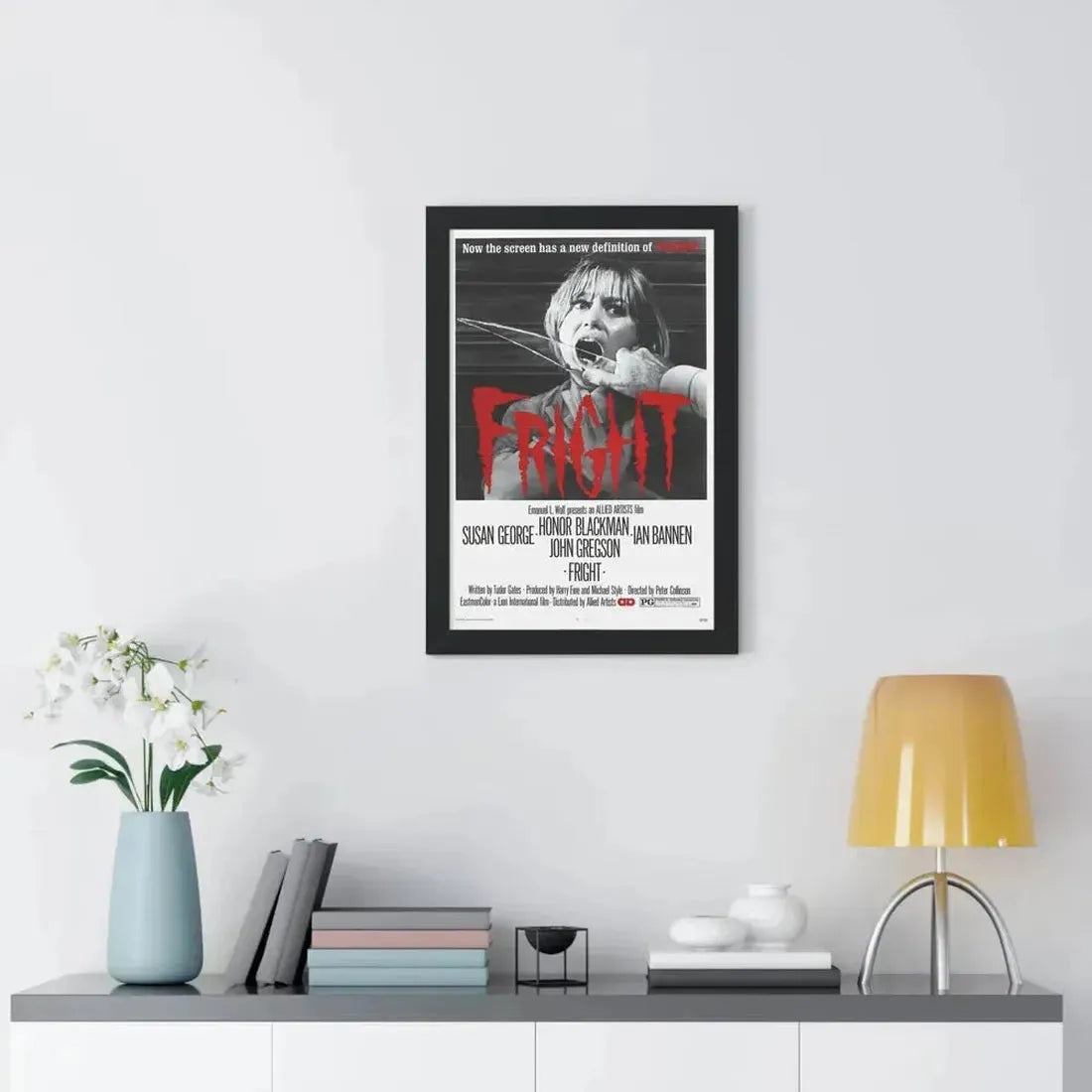 FRIGHT 1971 - Framed Movie Poster - The Sticker Space