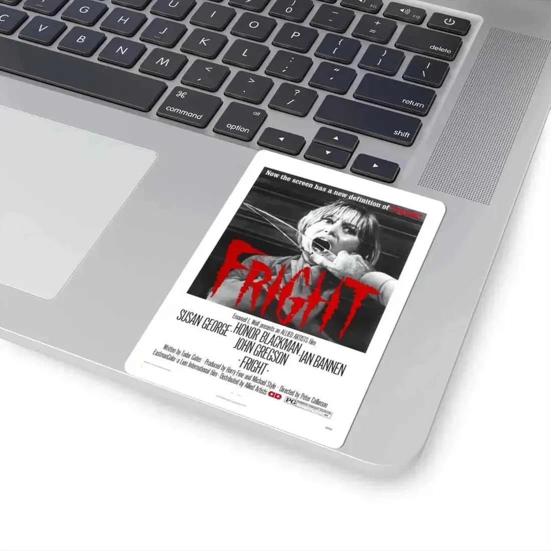 FRIGHT 1971 Movie Poster - STICKER Vinyl Kiss-Cut Decal - The Sticker Space