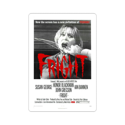 Fright 1972 Movie Poster STICKER Vinyl Die-Cut Decal-2 Inch-The Sticker Space