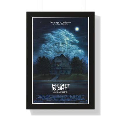 FRIGHT NIGHT 1985 - Framed Movie Poster-16″ x 24″-The Sticker Space