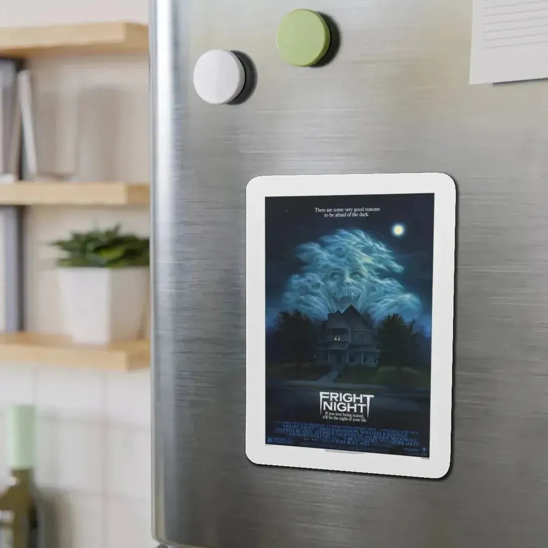 FRIGHT NIGHT 1985 Movie Poster - Refrigerator Magnet - The Sticker Space