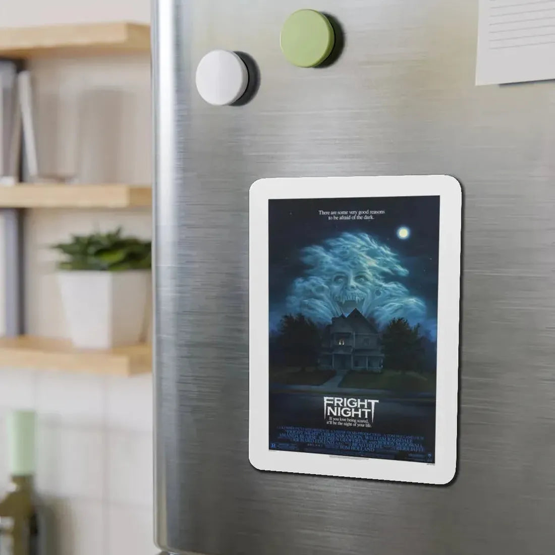 FRIGHT NIGHT 1985 Movie Poster - Refrigerator Magnet - The Sticker Space