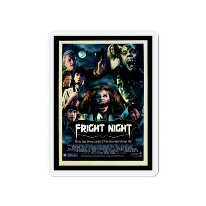 FRIGHT NIGHT (2) 1985 Movie Poster - Refrigerator Magnet - The Sticker Space