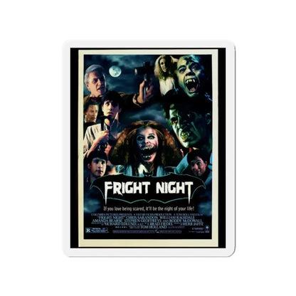 FRIGHT NIGHT (2) 1985 Movie Poster - Refrigerator Magnet - The Sticker Space